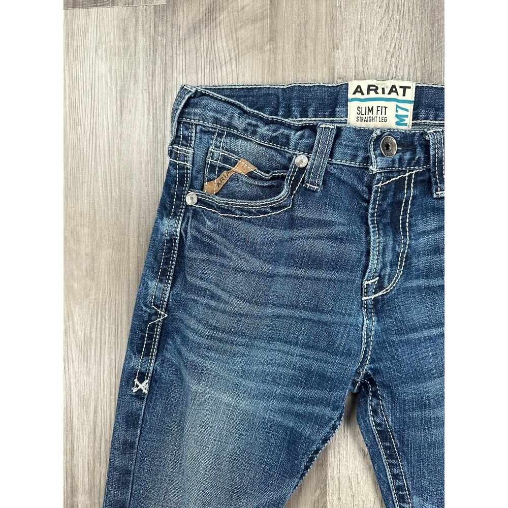 Ariat M7 Rocker Stretch Coltrane Stackable Straight Leg Jean Silverton - 30x34 - Picture 7 of 12